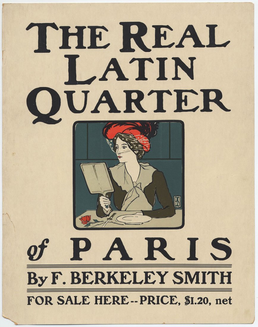 THE REAL LATIN QUARTER OF PARIS book poster (1 of 1)