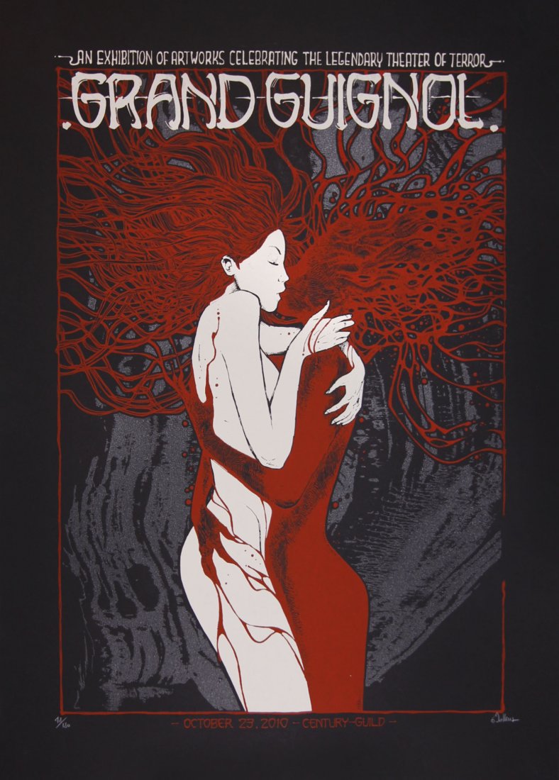 GRAND GUIGNOL exhibition silkscreen (1 of 1)