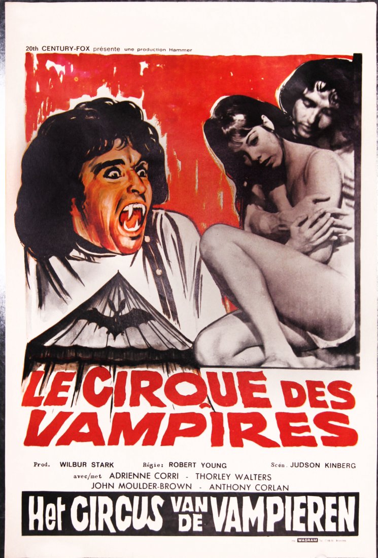 LE CIRQUE DES VAMPIRES, 1972 Hammer horror (1 of 1)