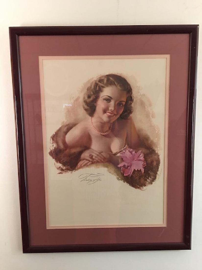 Zoe Mozert, (American, 1907-1993). Vintage pin up: Zoe Mozert, (American, 1907-1993)."Nice Going" Pin Up Poster Girl.Image Area 16 Inches X 22 Inches.Zoe Mozert, (American, 1907-1993).Pin up poster girl,.4Zoe Mozert, (American, 1907-1993).Pi