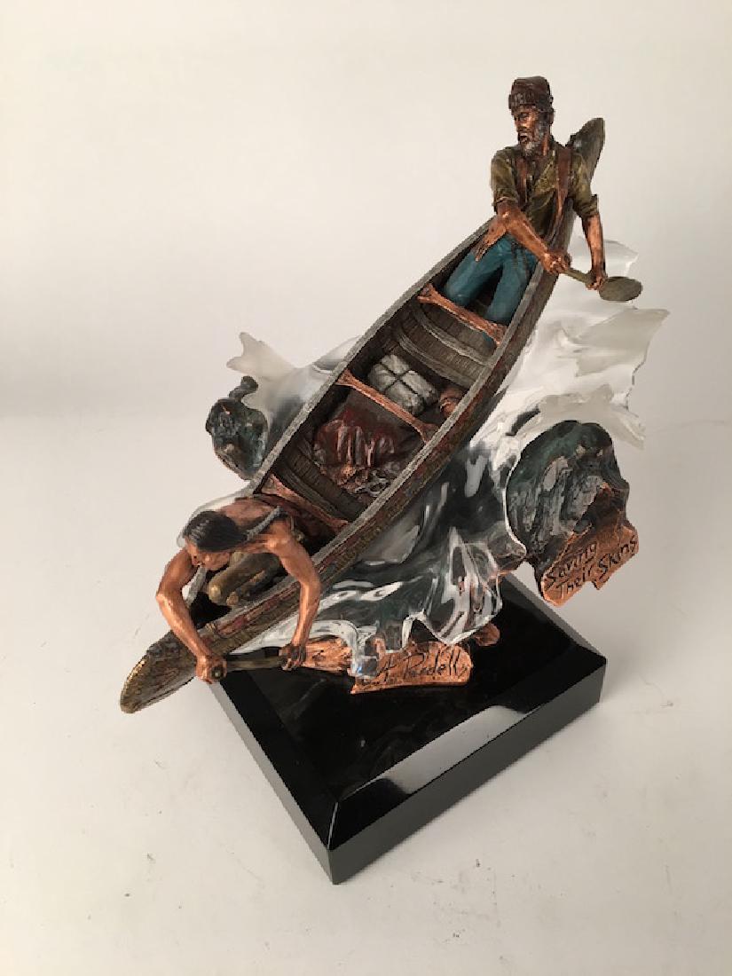 C.A. Pardell "Saving Their Skins" glass and metal (1 of 5)