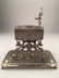 A sterling silver mechanical singing bird box with a - 3