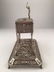 A sterling silver mechanical singing bird box with a - 5