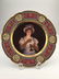 Royal Vienna cabinet plate with a gold enamel boarder