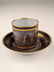 19 th Century Sevres portrait cup and saucer. - 2