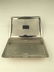 English hallamarked silver cigarette case. - 3