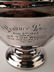 Tom Waugh trophy silver plate trophy cup. Monogramed - 2