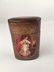 Russian paper mache box. Height 4 1/2 inches.