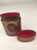 Russian paper mache box. Height 4 1/2 inches. - 4