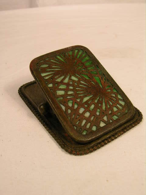 TIFFANY STUDIOS PAPER CLIP IN THE "PINE NEEDLE"