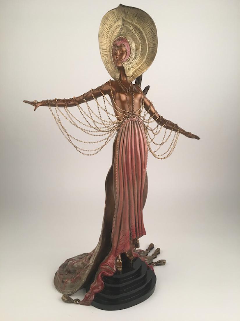 Erte (Romain De Tiftoff) bronze figure titled L (1 of 11)