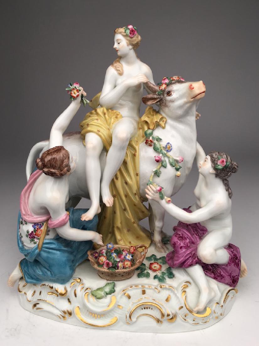 19 th century Meissen group of Europa and the Bull (1 of 5)