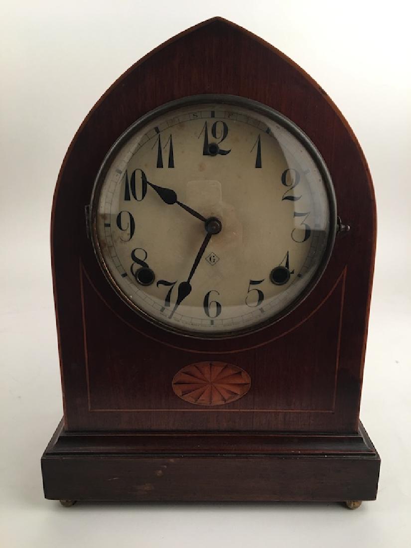 William L. Gilbert , Winsted Conn. USA, mahogany mantle (1 of 7)