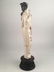 Large carved beauty holding a Lotus flowers. Mounted on - 6