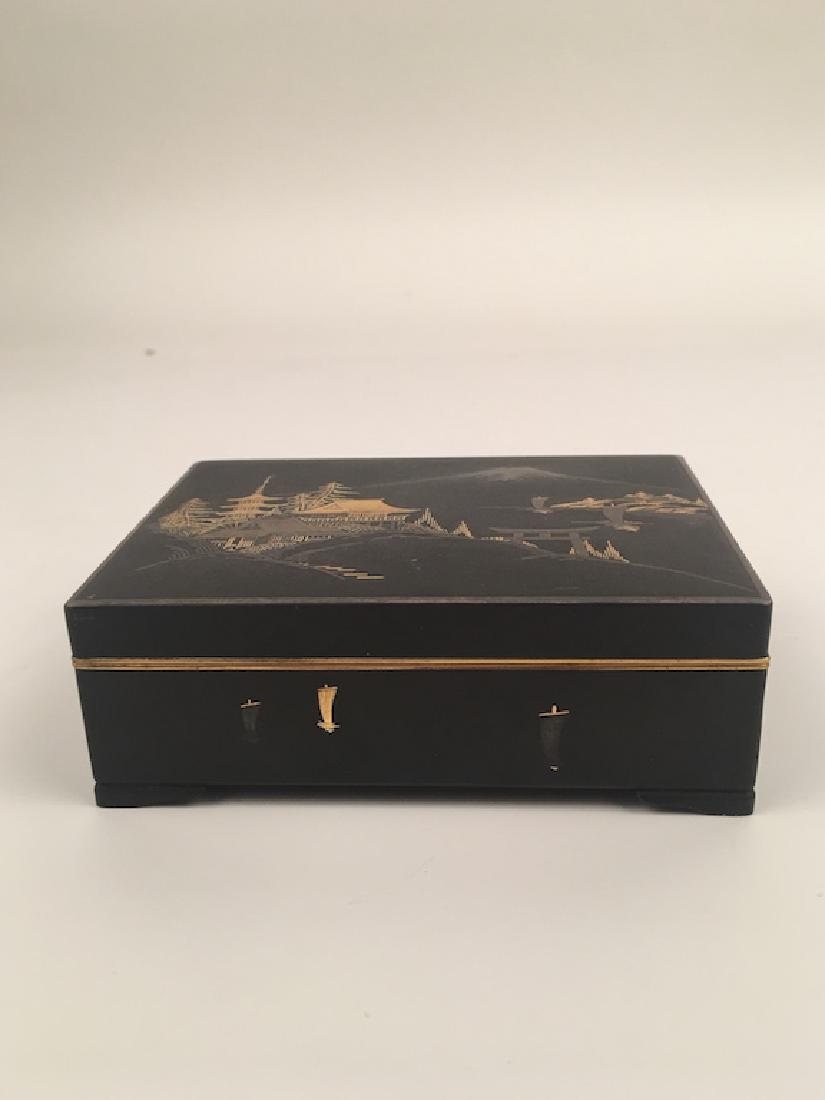 Vintage Post WW2 Japanese Mixed Metal Cigarette Case (1 of 7)