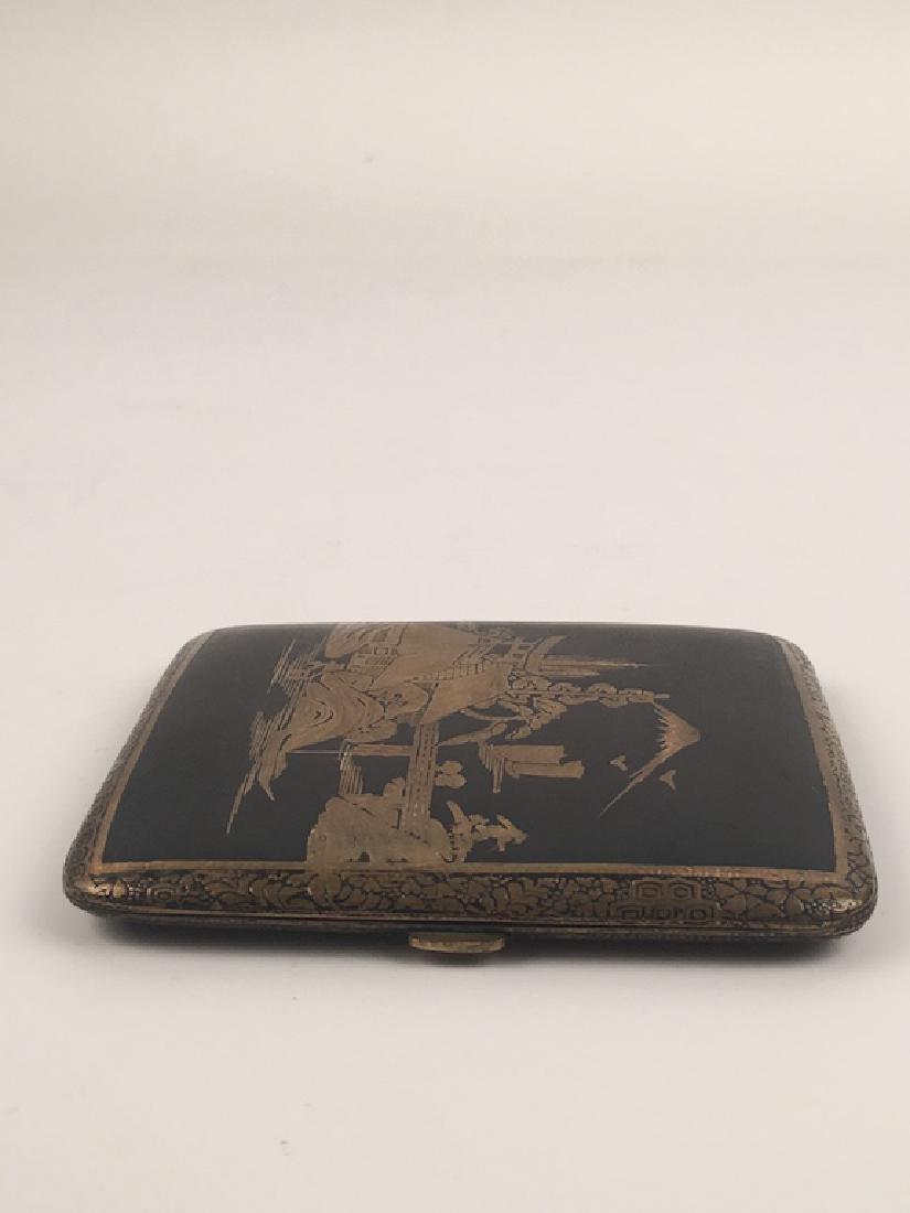 Vintage Post WW2 Japanese Mixed Metal Cigarette Case (1 of 5)