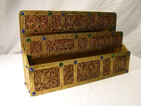 TIFFANY STUDIOS LETTER RACK IN THE NINTH CENTUR