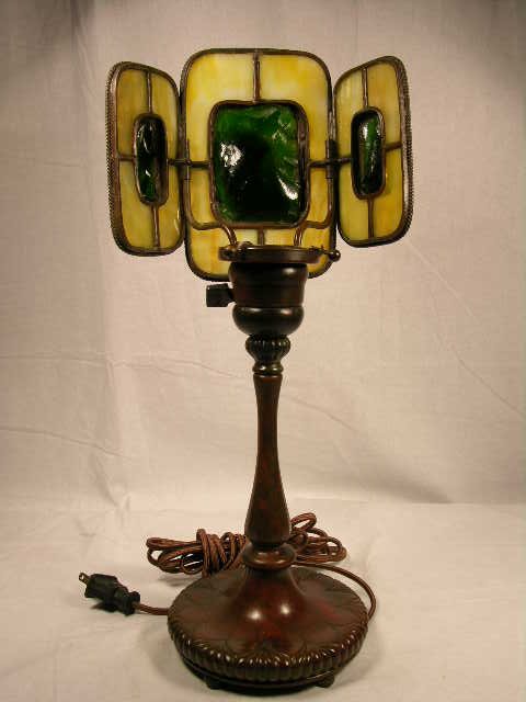 TIFFANY STUDIOS DESK LAMP. - 4