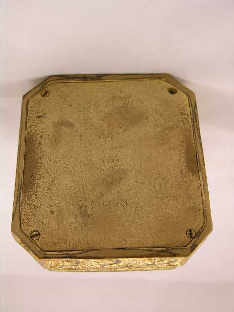 TIFFANY STUDIOS BRASS CLOCK IN THE "VENETIAN" PA - 4