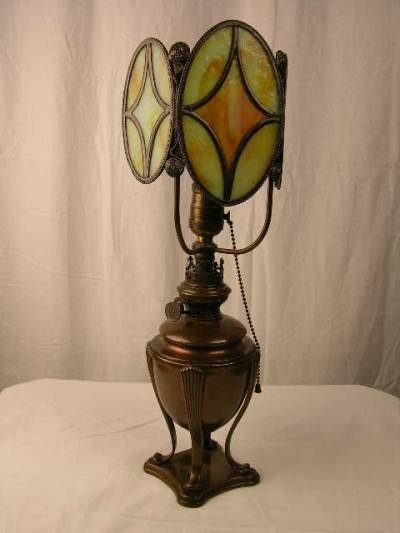 TIFFANY STUDIOS DESK LIGHT. - 2