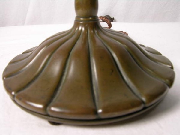TIFFANY STUDIOS "PINE NEEDLE" DESK LAMP. GREEN CO - 4