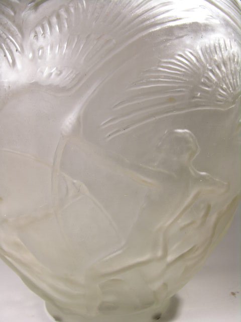 R. LALIQUE "ARCHERS" VASE. - 2