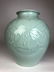 A very large porcelain baluster vase highly chased deco - 2