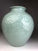 A very large porcelain baluster vase highly chased deco - 4