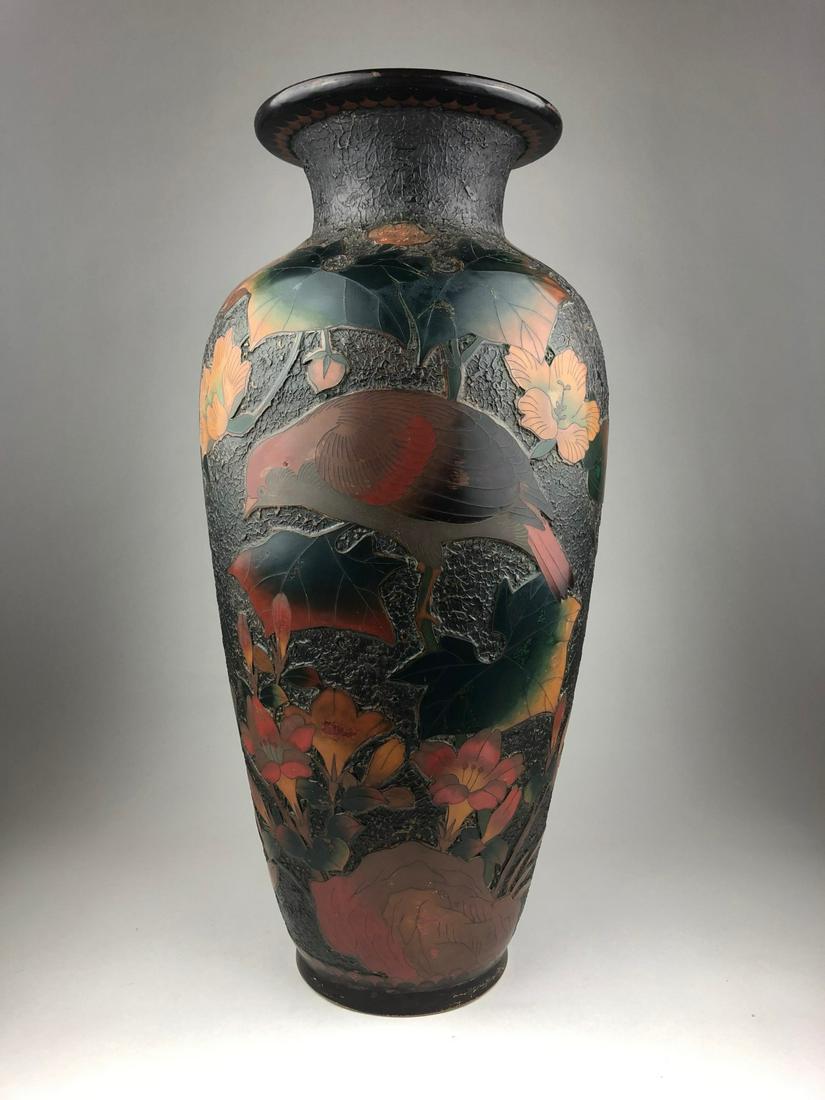 Antique 19 th century Japanese Totai "Tree Bark" (1 of 8)