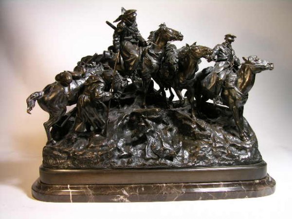 EVGENY. ALEKSANDROVICH LANSERE RUSSIAN BRONZE.