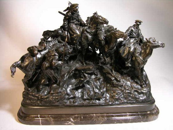 EVGENY. ALEKSANDROVICH LANSERE RUSSIAN BRONZE. - 2