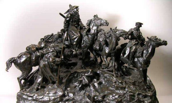 EVGENY. ALEKSANDROVICH LANSERE RUSSIAN BRONZE. - 3