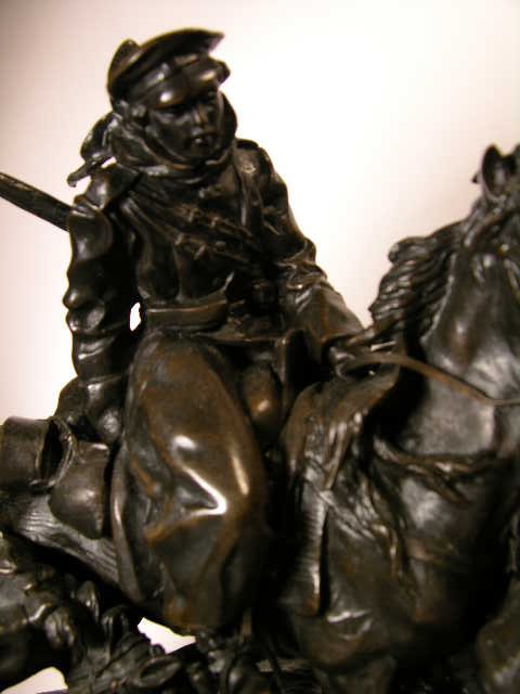 EVGENY. ALEKSANDROVICH LANSERE RUSSIAN BRONZE. - 4