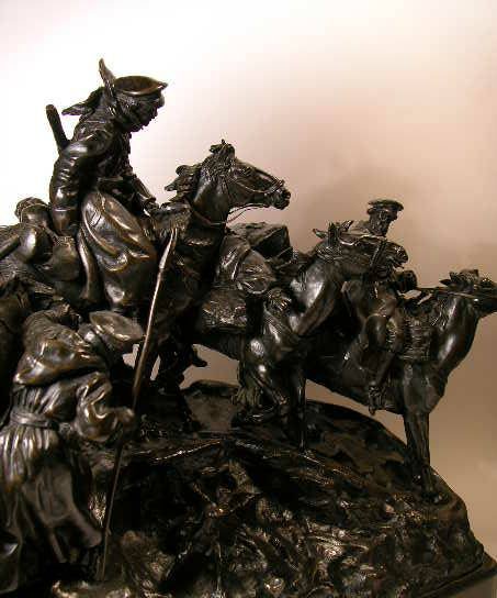 EVGENY. ALEKSANDROVICH LANSERE RUSSIAN BRONZE. - 6