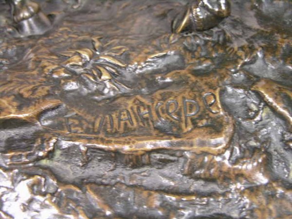 EVGENY. ALEKSANDROVICH LANSERE BRONZE. - 9