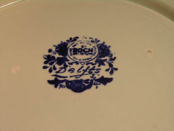 DELF PORCELAIN CHARGER DECORATED WITH A WINDMILL - 3