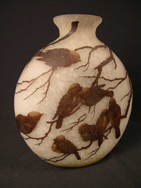 A LARGE CAMEO VASE SIGNED "MULLER FRES LUNEVILLE" - 4