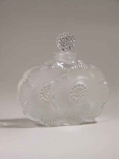 LALIQUE DOUBLE FLOWER PERFUME,