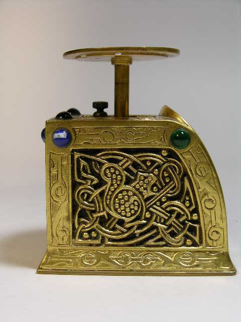 TIFFANY STUDIOS "NINTH CENTURY" BRONZE POSTAL SCA - 2