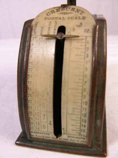 TIFFANY STUDIOS POSTAGE SCALE IN THE "GRAPE VIN