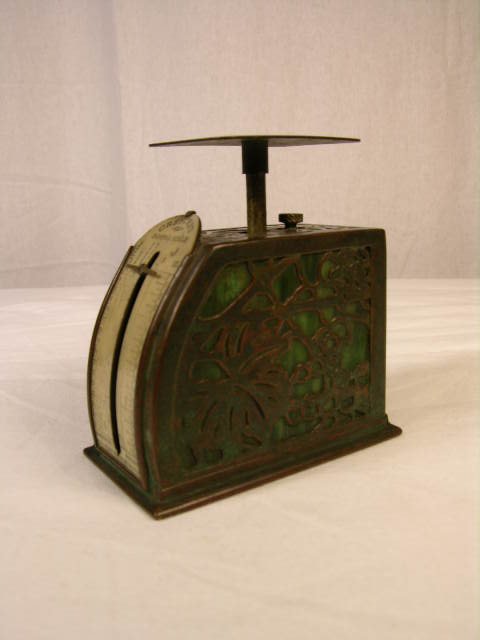 TIFFANY STUDIOS POSTAGE SCALE IN THE "GRAPE VIN - 4