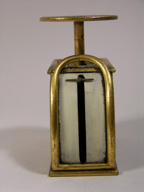 TIFFANY STUDIOS "ALBALONE" POSTAL SCALE.