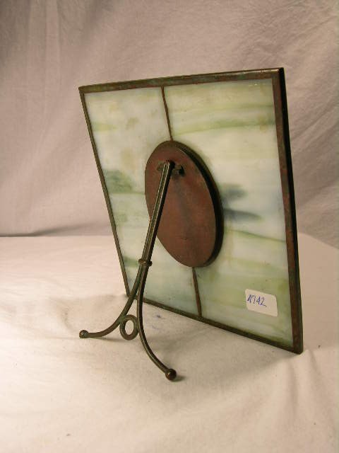 TIFFANY STUDIOS "GRAPEVINE" PATTERN PHOTO FRAME. - 2