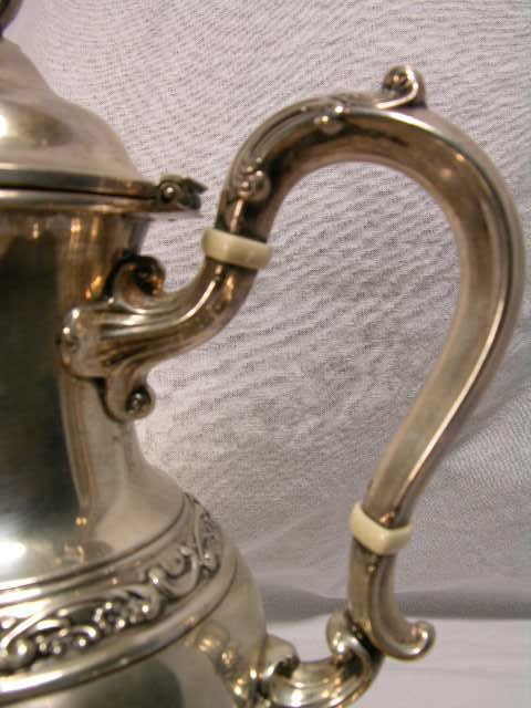 FOUR PIECE "GORHAM" (AMERICAN) STERLING SILVER TE - 2