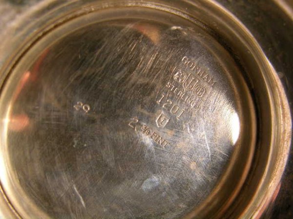 FOUR PIECE "GORHAM" (AMERICAN) STERLING SILVER TE - 4