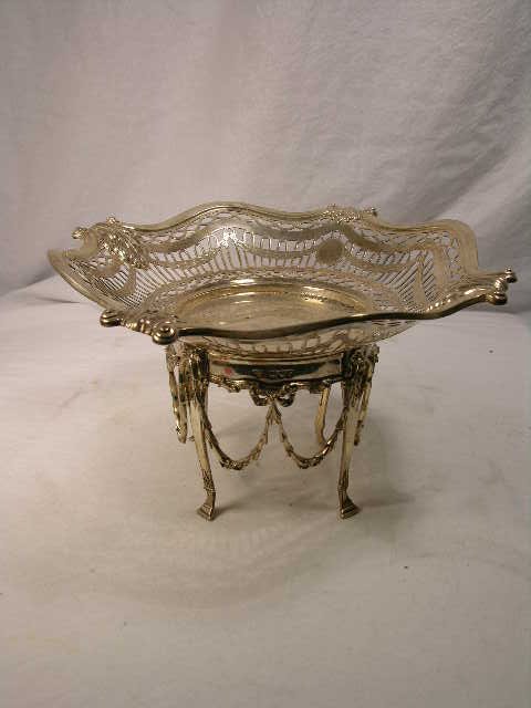 ENGLISH STERLING SILVER COMPOTE. BEAUTIFUL RETIC - 3