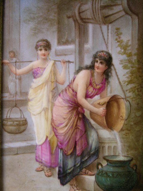 SEVRES PLAQUE WITH FRAME. - 2