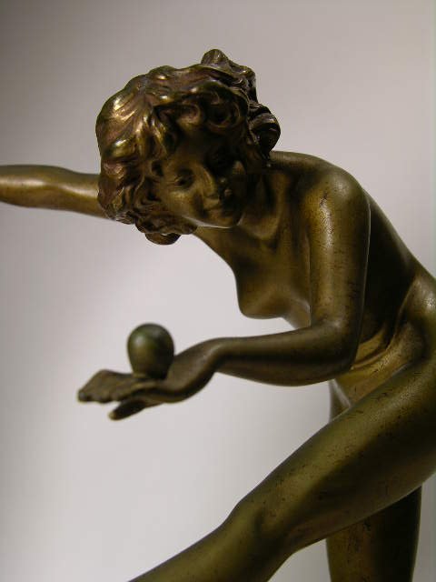 C.J. COLINET BRONZE FIGURE. - 3