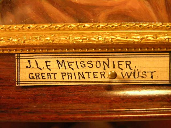 J.L.E. MEISSONIER;GREAT PAINTER WUST. - 3