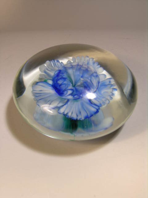 GLASS PAPERWEIGHT.